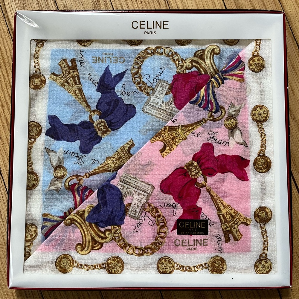 New Celine handkerchief gift set